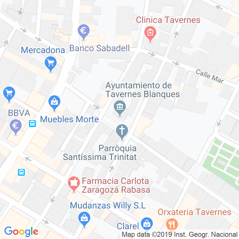 Código Postal calle Dieciocho De Julio (Tavernes Blanques) en Valencia