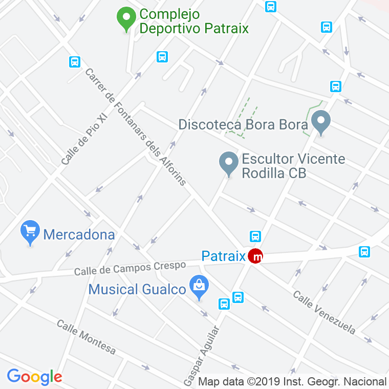 Código Postal calle Ciutat De Melilla en Valencia