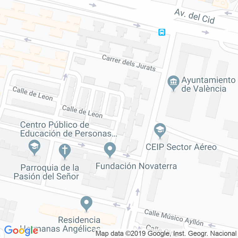 Código Postal calle Jose Barbera Falco en Valencia