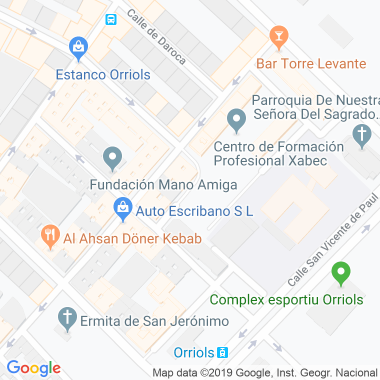 Código Postal calle Crema, L', alqueria en Valencia