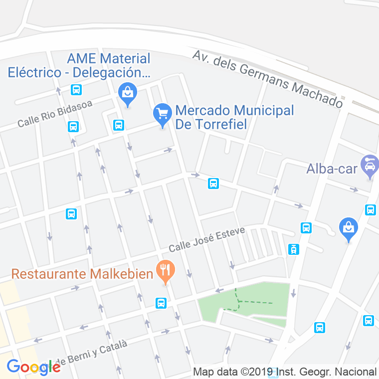 Código Postal calle Monte Carmelo en Valencia