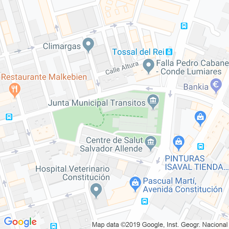 Código Postal calle Padre Cosme De Torres en Valencia