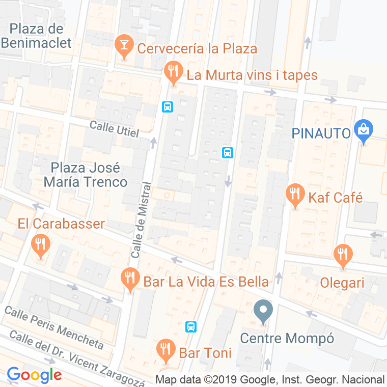 Código Postal calle Hermanos Villalonga en Valencia