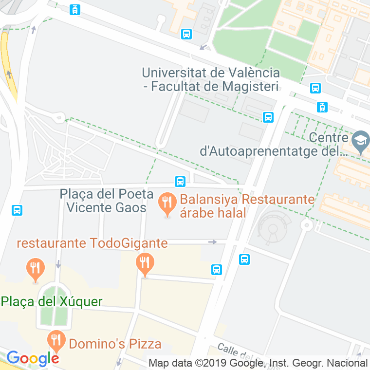 Código Postal calle Albalat Dels Tarongers en Valencia