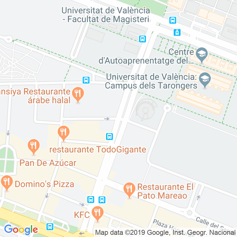 Código Postal calle Bernat Fenollar en Valencia