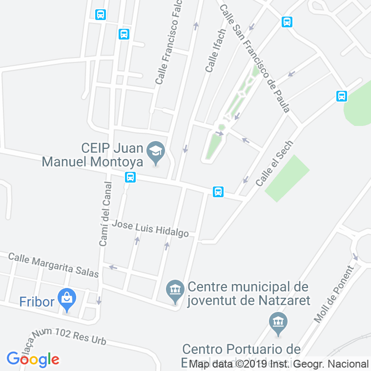 Código Postal calle Fuenterrobles en Valencia
