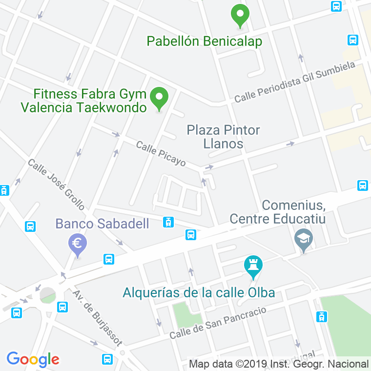 Código Postal calle Estubeny en Valencia