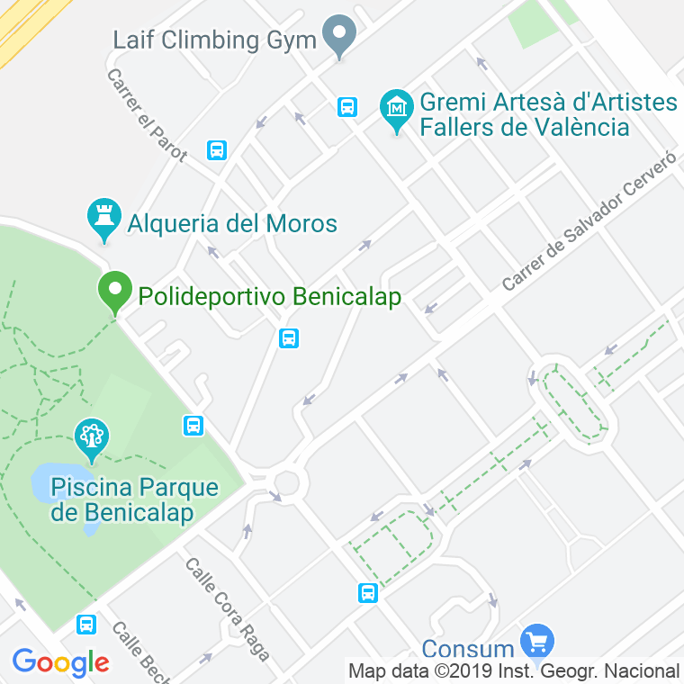 Código Postal calle Luis Marti Alegre, plaza en Valencia