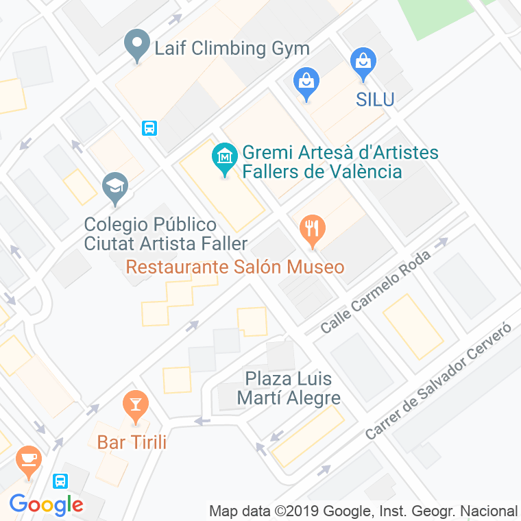 Código Postal calle San Jose Artesano, avenida en Valencia