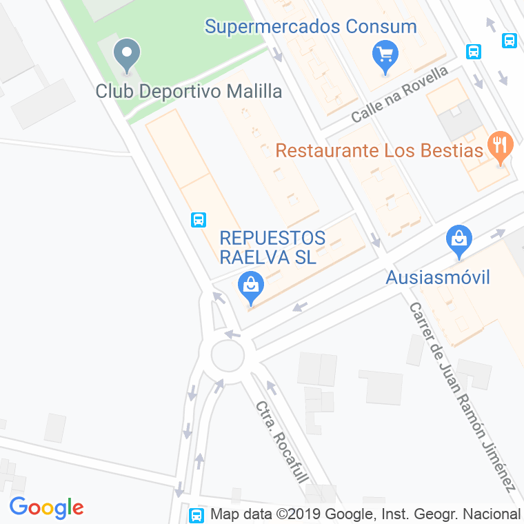 Código Postal calle Ayelo De Malferit en Valencia