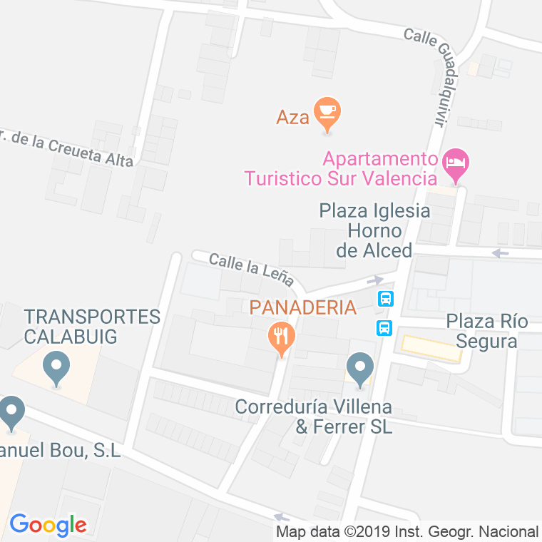 Código Postal calle Leña, La en Valencia