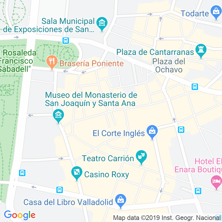 Código Postal calle Ricote en Valladolid