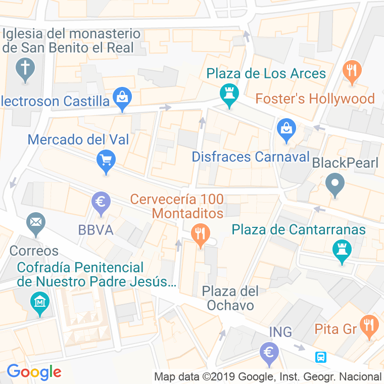 Código Postal calle Conde Ansurez en Valladolid