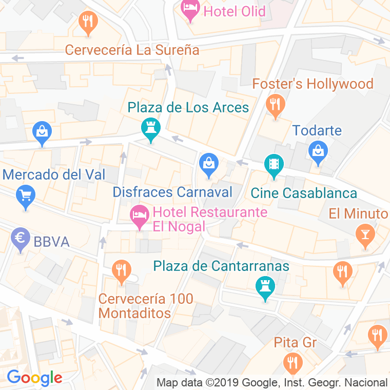 Código Postal calle Guadamacileros en Valladolid