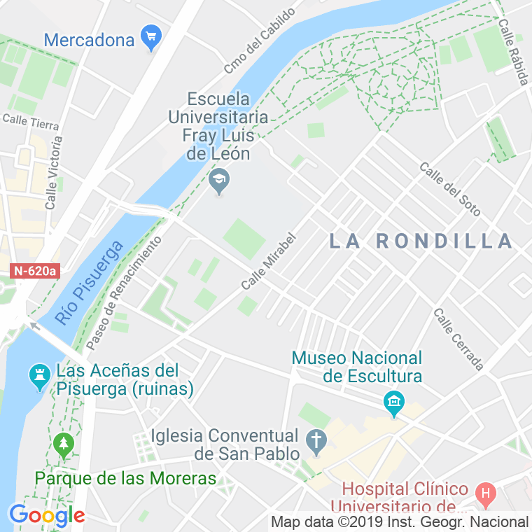 Código Postal calle Mirabel   (Impares Del 1 Al 9)  (Pares Del 2 Al 8) en Valladolid