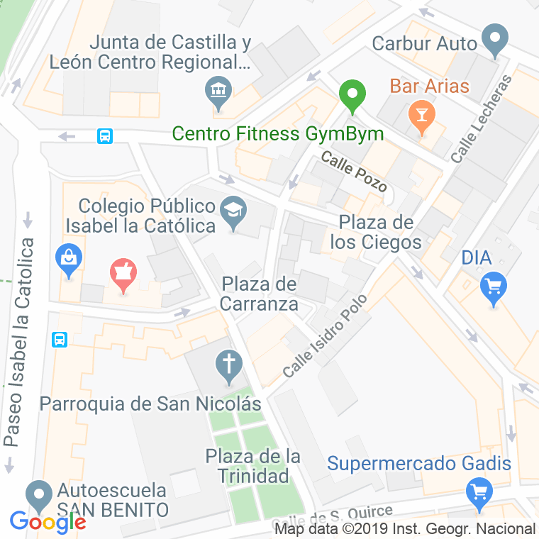 Código Postal calle Paz en Valladolid