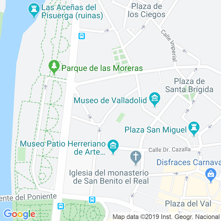 Código Postal calle Santo Domingo De Guzman en Valladolid