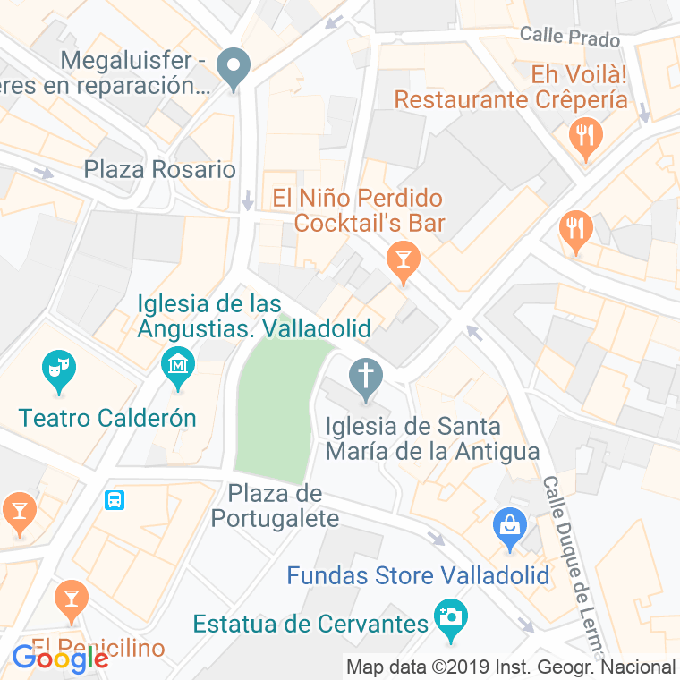 Código Postal calle Solanilla en Valladolid
