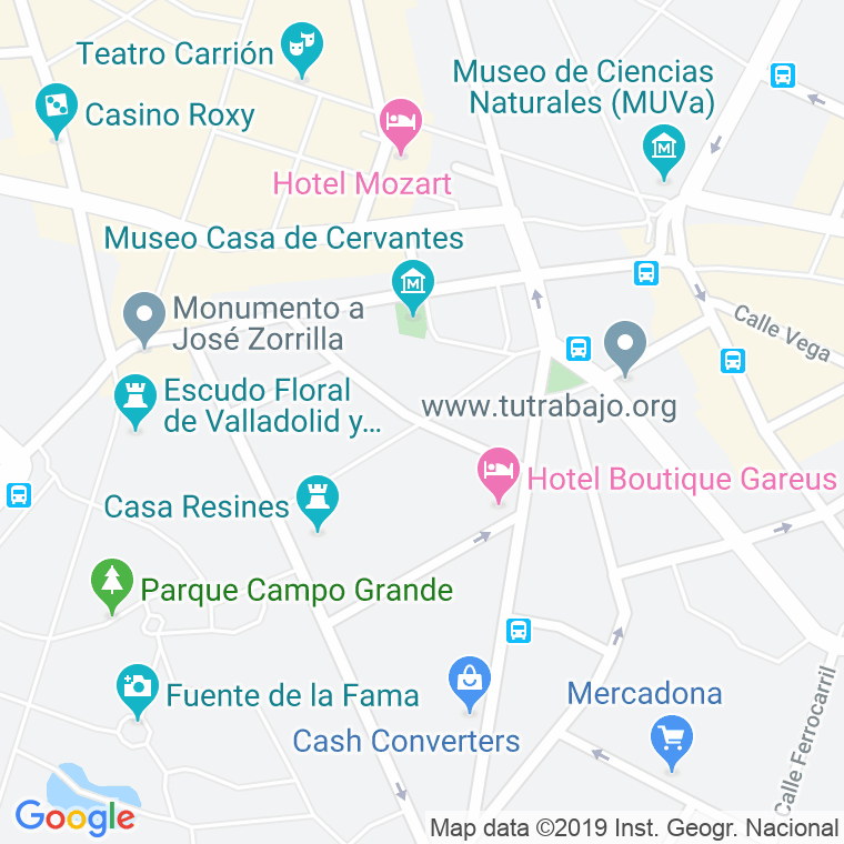 Código Postal calle Galatea, La en Valladolid