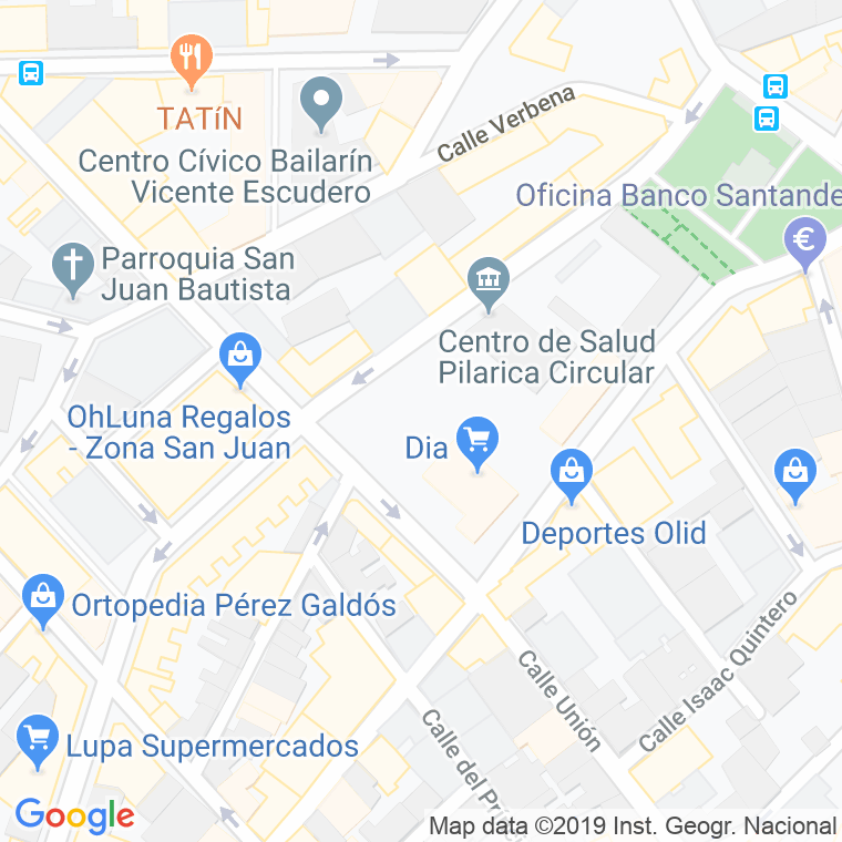Código Postal calle Danza, De La, plaza en Valladolid