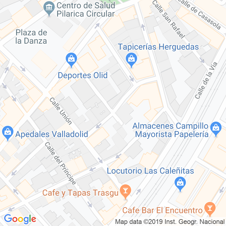 Código Postal calle Isaac Quintero en Valladolid