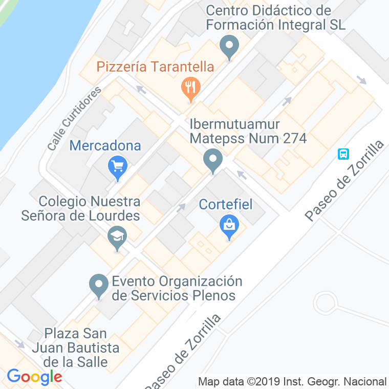 Código Postal calle Paulina Harriet en Valladolid