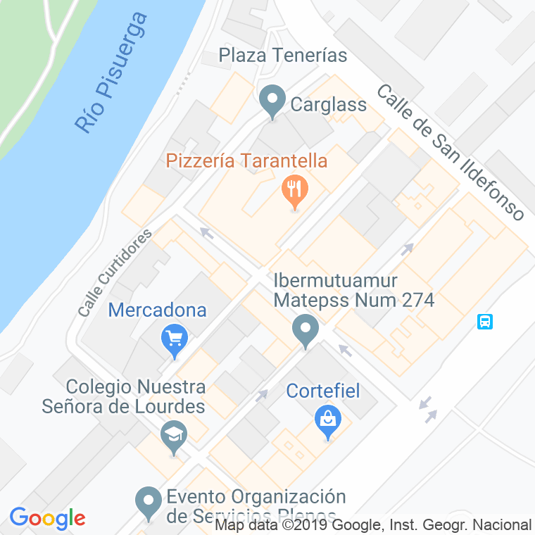 Código Postal calle Recoletas en Valladolid