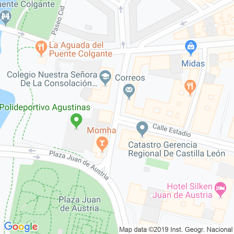 Código Postal calle Ultramar en Valladolid