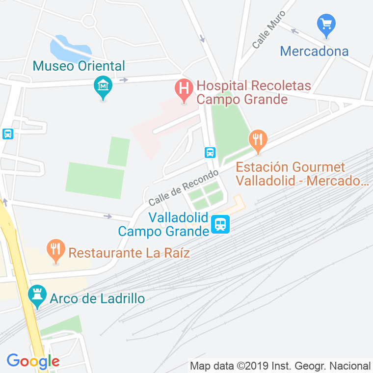 Código Postal calle Recondo en Valladolid