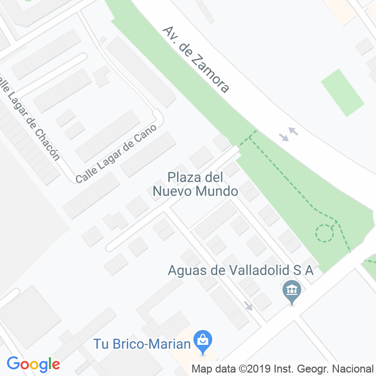 Código Postal calle Araucanos en Valladolid
