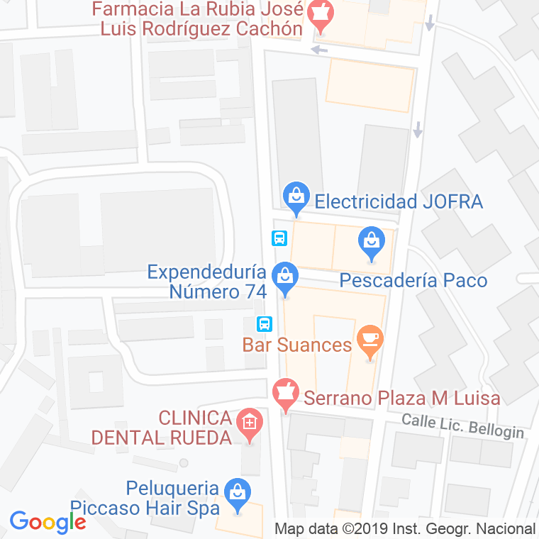 Código Postal calle Fernando Dominguez en Valladolid