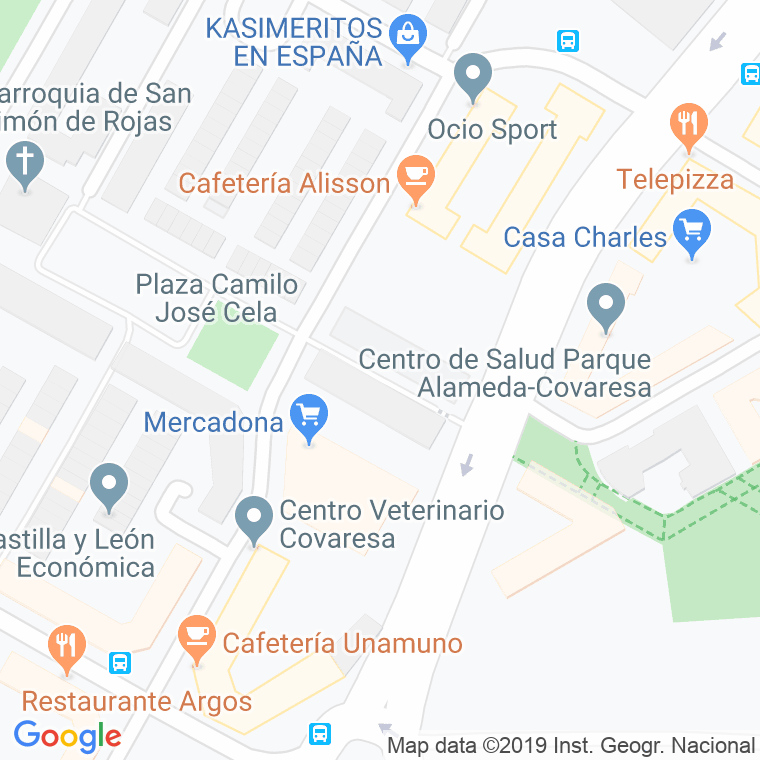 Código Postal calle Manuel Bueno en Valladolid