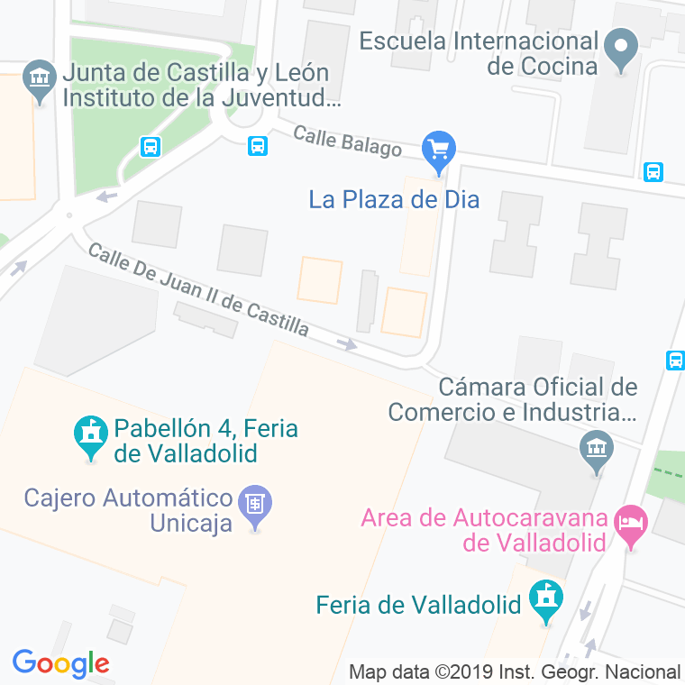 Código Postal calle Juan Ii De Castilla en Valladolid
