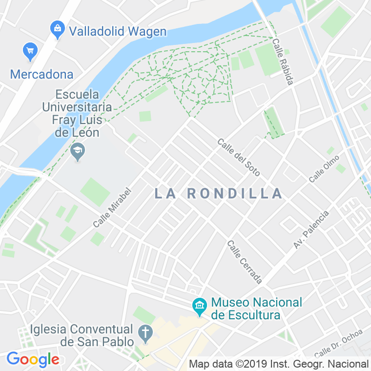 Código Postal calle Cardenal Torquemada en Valladolid