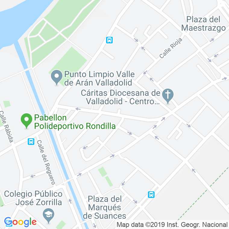 Código Postal calle Tierra De Pan en Valladolid