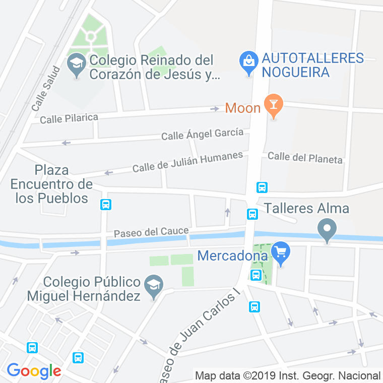 Código Postal calle Agustina De Aragon en Valladolid