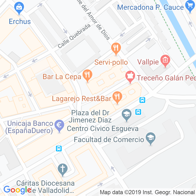 Código Postal calle Doctor Morales en Valladolid