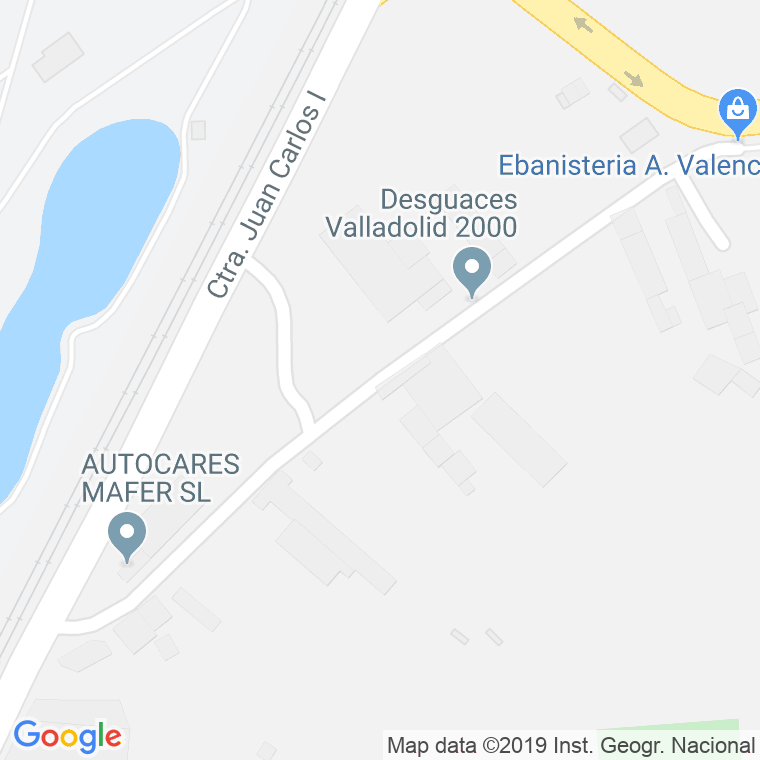 Código Postal calle Palomares, camino (Impares Del 1 Al Final)  (Pares Del 2 Al Final) en Valladolid