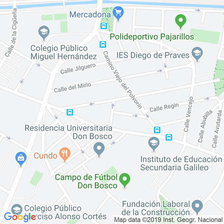 Código Postal calle Alondra en Valladolid