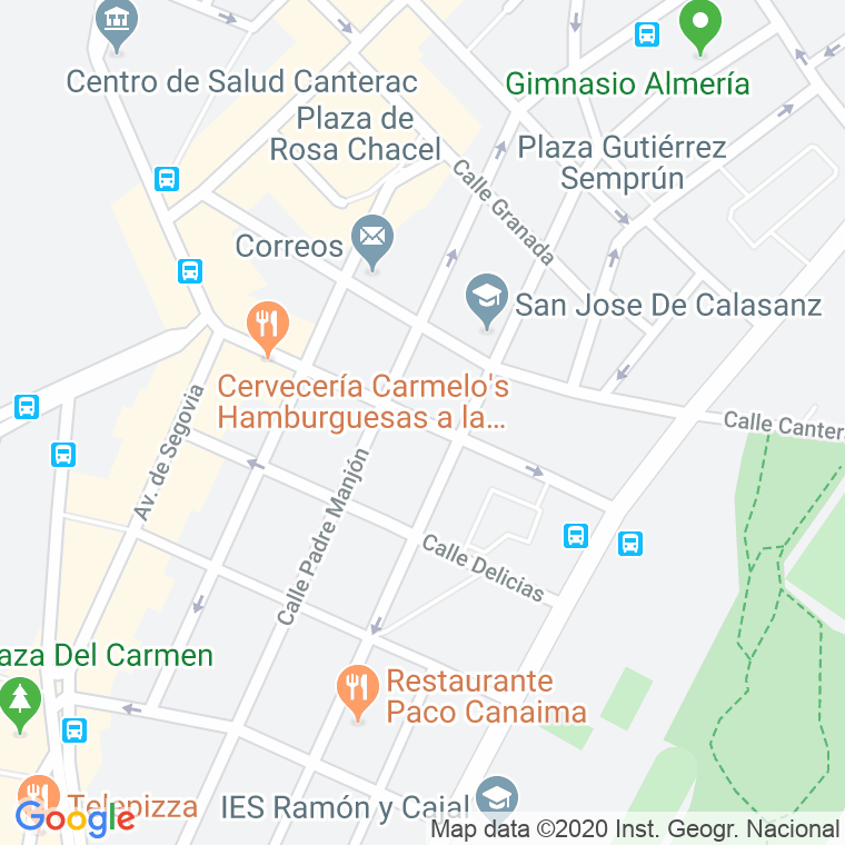 Código Postal calle Carmelo   (Impares Del 17 Al 17) en Valladolid