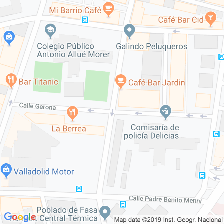 Código Postal calle Gerona en Valladolid