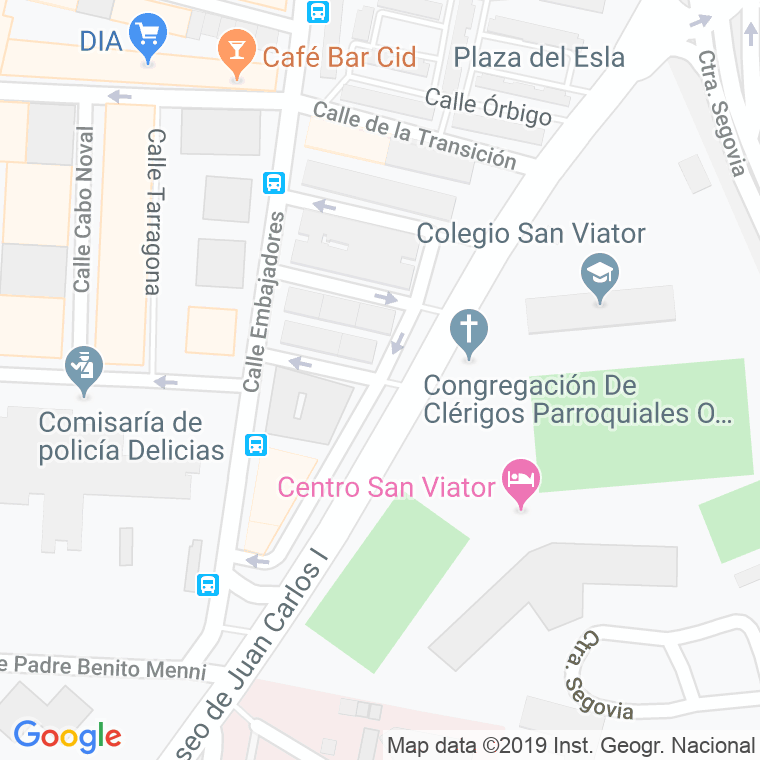 Código Postal calle Infanteria en Valladolid