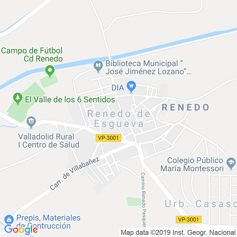 Código Postal de Renedo De Esgueva en Valladolid