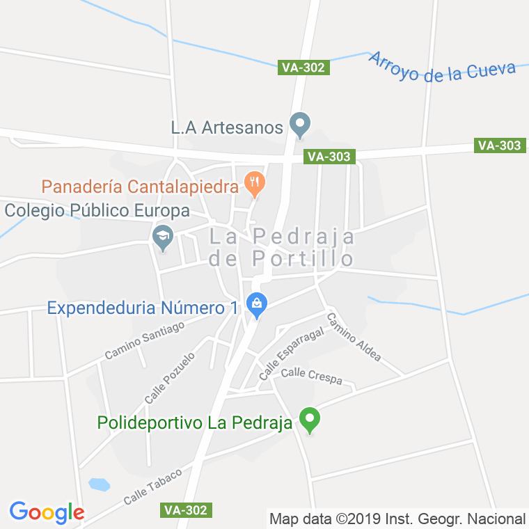 Código Postal de Pedraja De Portillo, La en Valladolid