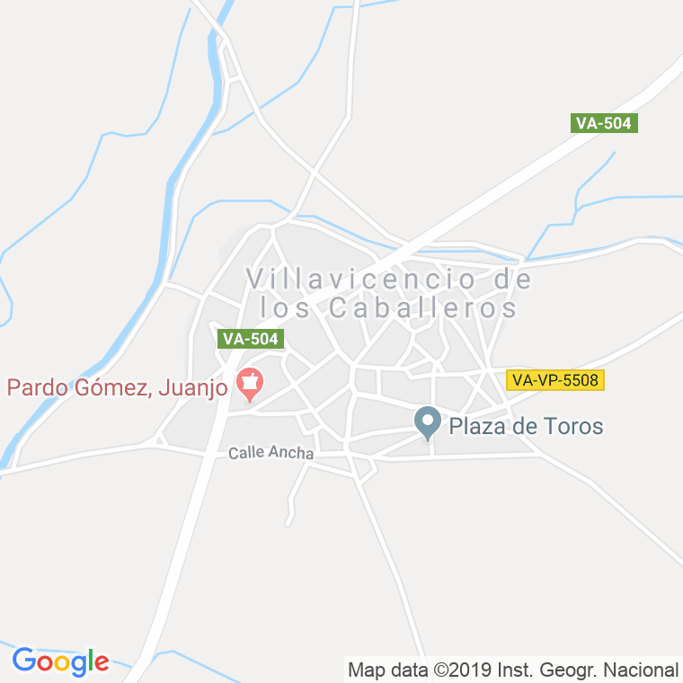 Código Postal de Villavicencio De Los Caballeros en Valladolid