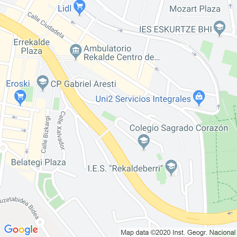 Código Postal calle Artatzu-bekoa, grupo en Bilbao