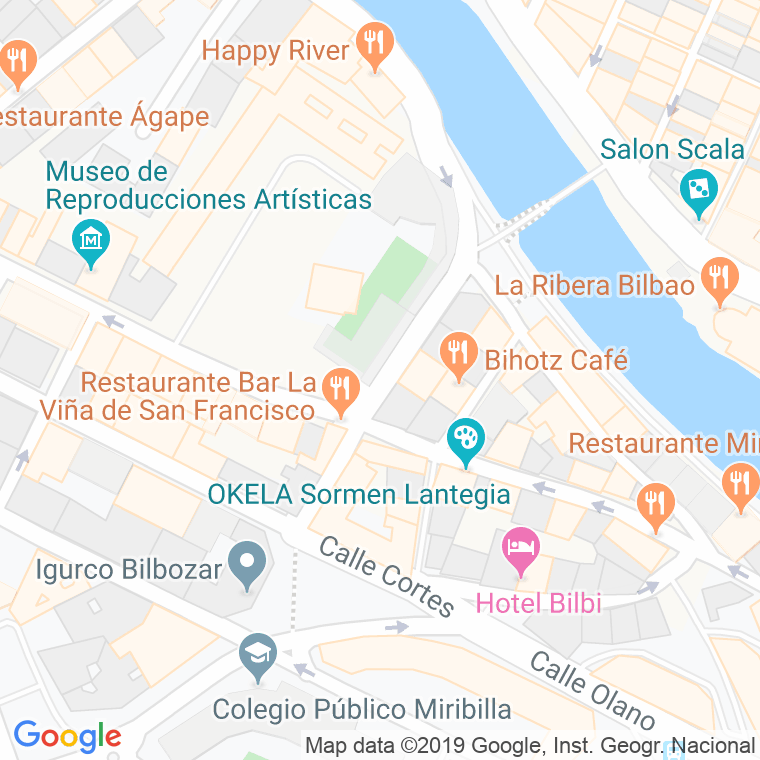 Código Postal calle Conde Mirasol en Bilbao