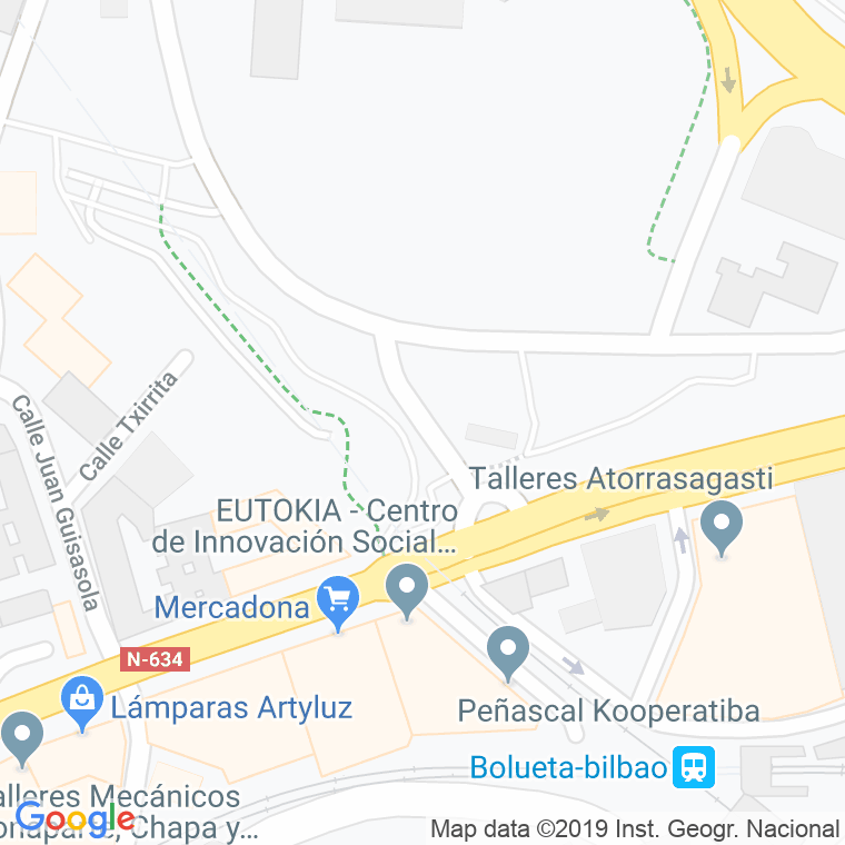 Código Postal calle Circo Amateur Club Deportivo en Bilbao