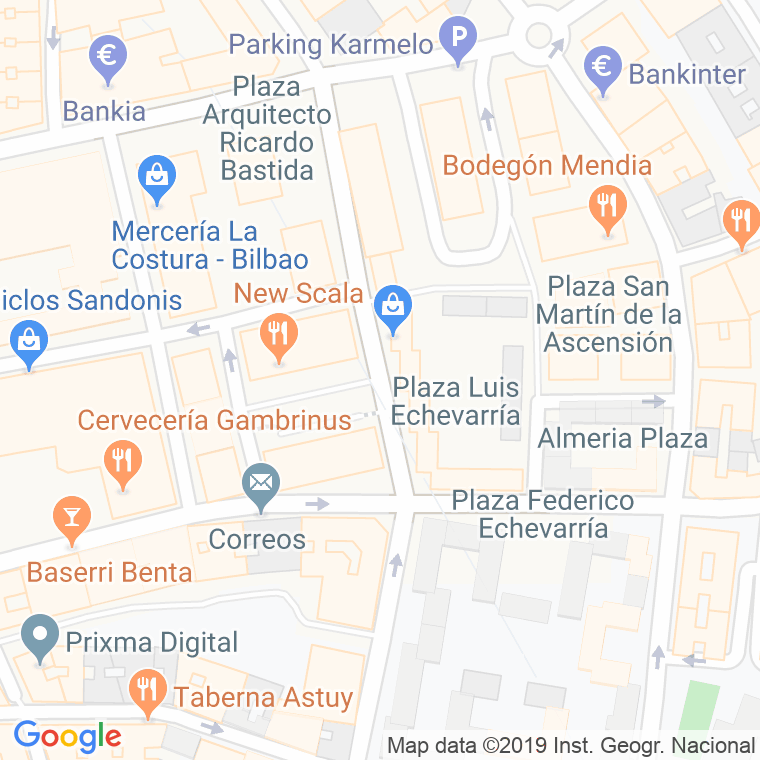 Código Postal calle Musico Arambarri en Bilbao