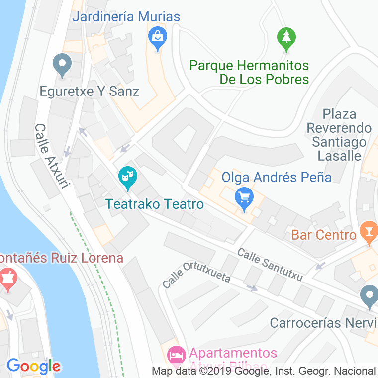 Código Postal calle Ollerias Altas en Bilbao